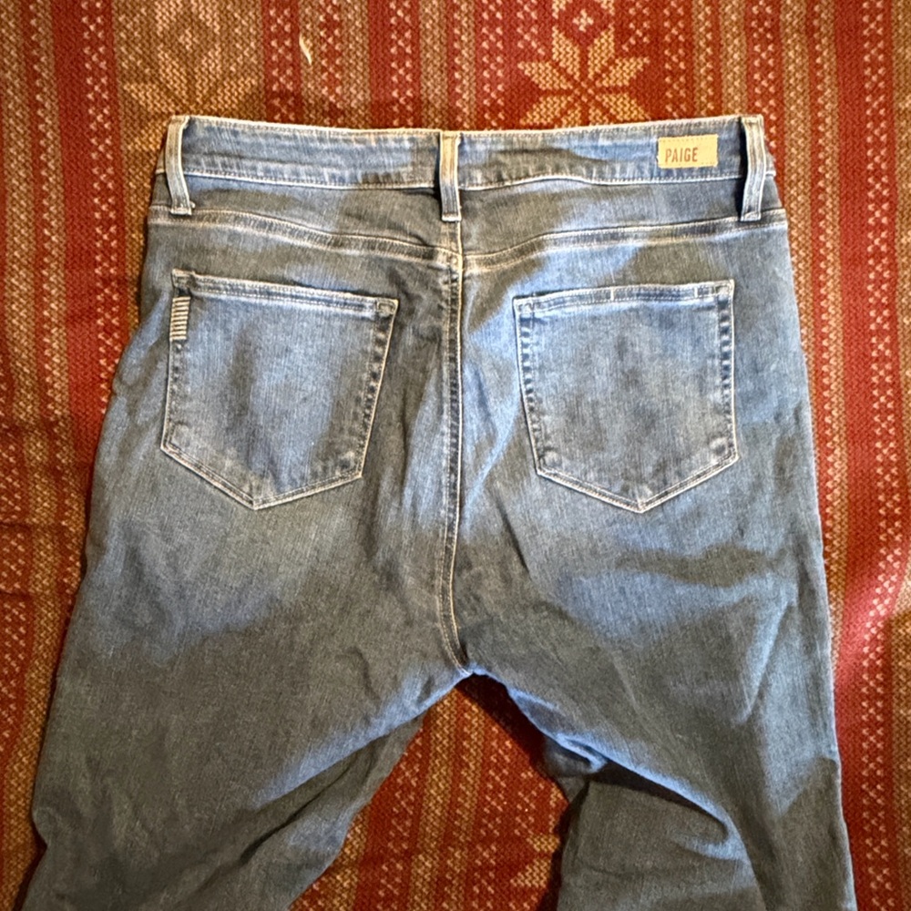 PAIGE Light Blue Denim Jeans